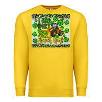 Lemon a little dirt never hurt st patrick s bulldozer Premium Sweatshirt - JahusDesignShop