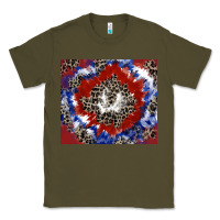 Army Green patriotic tie dye Classic Tee - CowGirlArtShop