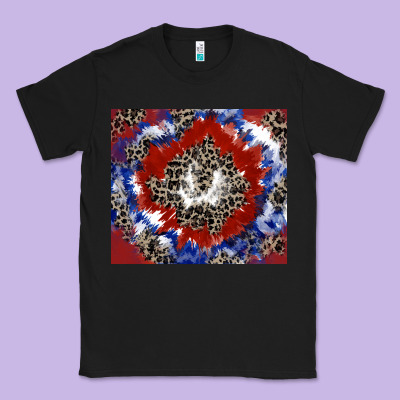 Patriotic Tie Dye Classic Tee Designed By Cowgirlartshop