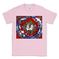 Bubblegum Pink patriotic tie dye Classic Tee - CowGirlArtShop