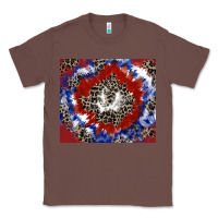 Chestnut patriotic tie dye Classic Tee - CowGirlArtShop