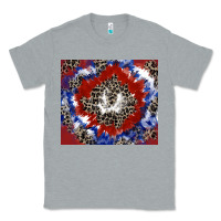 Heather Grey patriotic tie dye Classic Tee - CowGirlArtShop