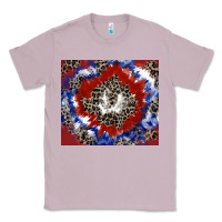 Lilac patriotic tie dye Classic Tee - CowGirlArtShop