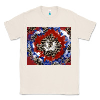 Natural patriotic tie dye Classic Tee - CowGirlArtShop