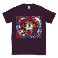 Plum patriotic tie dye Classic Tee - CowGirlArtShop