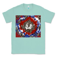 Seafoam patriotic tie dye Classic Tee - CowGirlArtShop