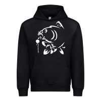 Black carp fishing Urban Hoodie - artisFamous