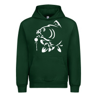Forest Green carp fishing Urban Hoodie - artisFamous