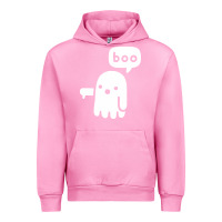 Fuchsia Pink ghost of disapproval Urban Hoodie - artisFamous