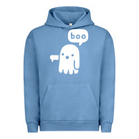 Pigment Pebble Blue ghost of disapproval Urban Hoodie - artisFamous