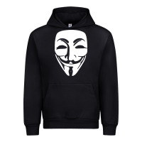 Black anonymous misteryous Urban Hoodie - artisFamous