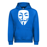 Cobalt anonymous misteryous Urban Hoodie - artisFamous