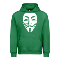 Emerald anonymous misteryous Urban Hoodie - artisFamous