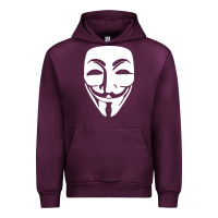 Mauve Wine anonymous misteryous Urban Hoodie - artisFamous