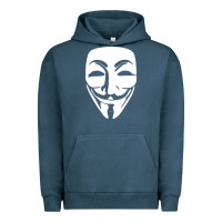 Pigment Midnight Navy anonymous misteryous Urban Hoodie - artisFamous