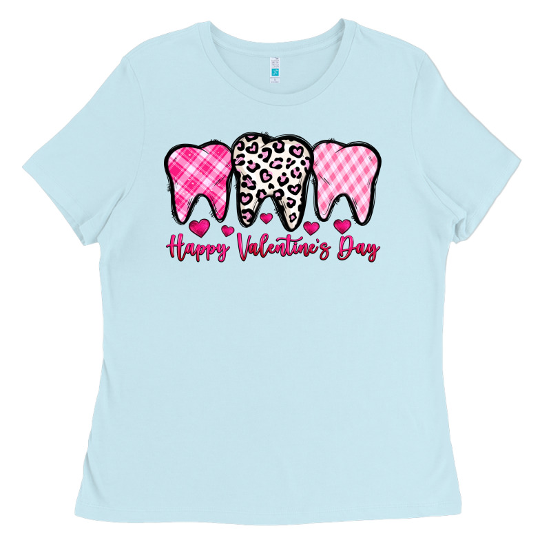 Happy Valentines Day Dentist Ladies Tee by OliviaCreatesArt | Teevron