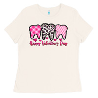 Bone happy valentines day dentist Ladies Tee - OliviaCreatesArt