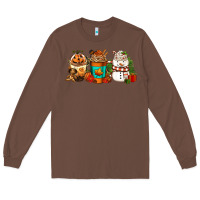 Chestnut Halloween thanksgiving christmas coffee cups Long Sleeve Tee - FaDigitalArtStudio