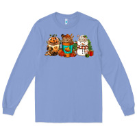 Colony Blue Halloween thanksgiving christmas coffee cups Long Sleeve Tee - FaDigitalArtStudio