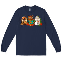 Navy Halloween thanksgiving christmas coffee cups Long Sleeve Tee - FaDigitalArtStudio