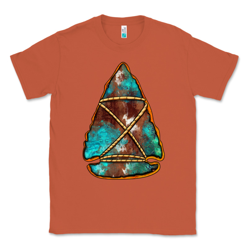 Turquoise Cowhide Arrowhead Classic Tee by Jasminsmagicworld | Teevron
