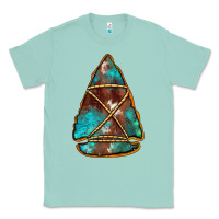 Seafoam turquoise cowhide arrowhead Classic Tee - Jasminsmagicworld