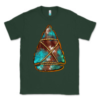 Sports Green turquoise cowhide arrowhead Classic Tee - Jasminsmagicworld