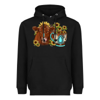 Black sunflower coffee cup red angus gemstone Heavyweight Hoodie - JahusDesignShop