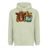 Matcha sunflower coffee cup red angus gemstone Heavyweight Hoodie - JahusDesignShop