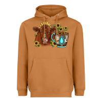 Meerkat sunflower coffee cup red angus gemstone Heavyweight Hoodie - JahusDesignShop