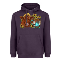 Plum sunflower coffee cup red angus gemstone Heavyweight Hoodie - JahusDesignShop