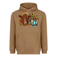 Toasted Coconut sunflower coffee cup red angus gemstone Heavyweight Hoodie - JahusDesignShop