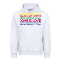 White Anti Trump Science is Real Black Lives Matter T shirt Urban Hoodie - artisFamous
