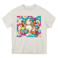 Cream easter day rabbit Heavy Core Tee - TumblerDesignByShophia