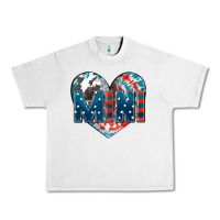 Lunar Rock American mini heart 4th of july Urban Heavy Tee - FaDigitalArtStudio