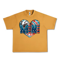Peanut Butter American mini heart 4th of july Urban Heavy Tee - FaDigitalArtStudio