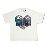 Pistachio American mini heart 4th of july Urban Heavy Tee - FaDigitalArtStudio
