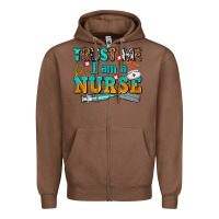 Chestnut trust me i am a nurse Zipper Hoodie - AdoDesignShop