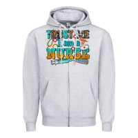 Heather Grey trust me i am a nurse Zipper Hoodie - AdoDesignShop