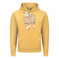 Vintage Mustard sheep Vintage Hoodie - FaDigitalArtStudio