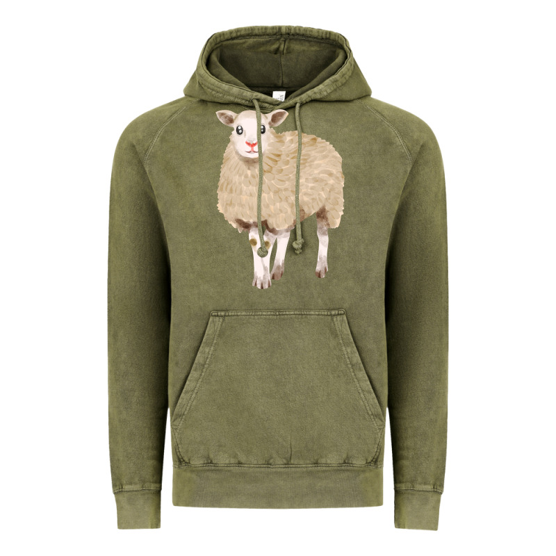 Sheep Vintage Hoodie by FaDigitalArtStudio | Teevron