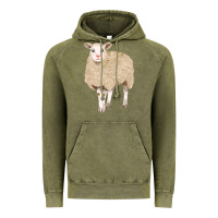 Vintage Olive sheep Vintage Hoodie - FaDigitalArtStudio
