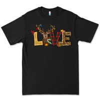 Black christmas reindeer love Premium Tee - RanaPortraitStore