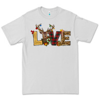 Dove Grey christmas reindeer love Premium Tee - RanaPortraitStore