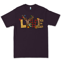 Plum christmas reindeer love Premium Tee - RanaPortraitStore
