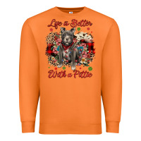 Carrot Christmas life is better with a pittie Premium Sweatshirt - JahusDesignShop