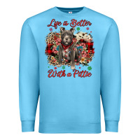 Christmas Life Is Better With A Pittie Premium Sweatshirt | Teevron