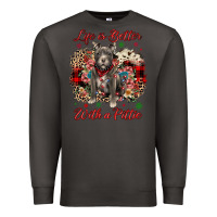 Smoke Christmas life is better with a pittie Premium Sweatshirt - JahusDesignShop
