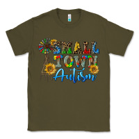 Army Green small town autism Classic Tee - CowGirlArtShop