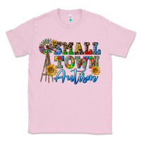 Bubblegum Pink small town autism Classic Tee - CowGirlArtShop